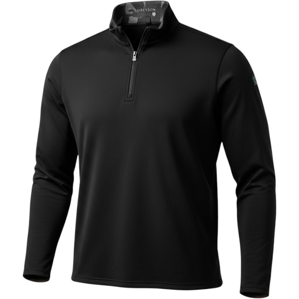 Greyson Quarter Zip Mens XL Black Good Northern Trust Golf Pullover Logo